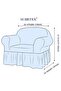 Bamboo Lycra 3 2 1 1 Elastic Sofa Cover |   Elastic Seat Cover | Seat Cover - 4