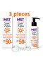Mst Sun Cream 100 ml * 3 Pieces Family Size Protection