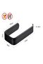 Luxury Design - Adhesive Black Toilet Paper Holder - 3