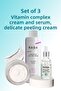 Vitamin Complex Cream & Vitamin Complex Serum & Sensitive Peeling Cream Set of 3