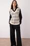 Strickpullover mit V-Ausschnitt – TCTAW22UV0050