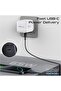 شاحن GaNFast™ بقوة 65 وات مع منفذ USB-C، وكابل مدمج قابل للسحب، وحماية من زيادة التيار، ومتعدد - 9