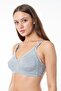Women's Wire-Free Non-supporting Combed Cotton Comforting Bra