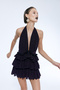 Bellano Sparkle Purple Dress - 3