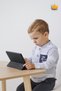 0-2 Years Old Dominant Collar Shirt Jeans Pants Baby Boy Children's Bottom Top Sports Suit 2143