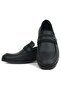 Loafer Hakiki Leather Black Classic Men's Youth Shoes - 7