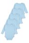 5-Piece Zıbın Long Sleeve 100% Cotton Snap Fastener Baby Body - 4