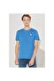 Midweight Men's Blue Crew Neck T-Shirt