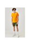 Lightweight Men's Orange Crew Neck T-Shirt - 2