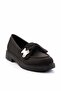 Black Women's Loafer Shoes K01257060704 - 3