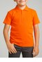 Unisex Kids/Teens Polo Collar Short Sleeve Regular Fit Plain Basic School/High School T-shirt - 2