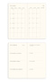 2026 Year Weekly Linen Pocket Agenda 12 Months Milky Coffee - 8