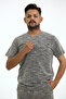 Flamen Short Sleeve Shorts Set with Top Pocket - 5
