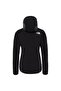 Inlux Insulated Women's Black Hooded Coat - 2