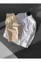 Oversize Linen White Shirt Cream Trousers Set