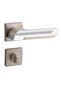 Vega - Room Door Handle Square Rosette Right Left Suitable Interior Home Door Handle Handles-A201Cs - 3