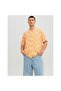 Normal Orange Patterned Men's Shirt 12241163_Jorgallery Resort Shirt Ss