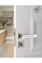 Vega - Room Door Handle Square Rosette Right Left Suitable Interior Home Door Handle Handles-A201Cs - 2