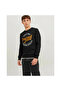 سويت شيرت رجالي من Jack&Jones Mikk برقبة دائرية باللون الأسود