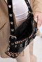 Baguette Women's Zippered Adjustable Shoulder & Shoulder Bag with Belt Detail - 3