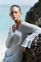 Kawanas Boat Neck Tie Blue Dress - 7