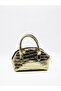 Women's Crocodile Leather Look Mini Crossbody Hand and Shoulder Bag - 2