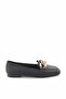 Black Nubuck Women's Loafer Shoes01641165901