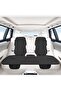 Vodina Series Thai Feather Pocket Car Seat Cushion Set Seat Protection Cover Front Rear Set Smoked - 3