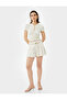 X Şahika Ercümen - High Waist Belted Cotton Shorts