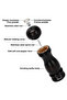 Pepper Mill Rubber Wood Body With S/s Grinder 16.5cm, For Peppercorns And Dry Spices - 2