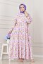 Lily Floral Dress-Purple - 3
