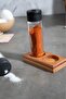 Vera 2-Piece Spice Rack Set, 2-Piece Spice Rack Set with Wooden Stand – Glass Bottles, Lid - 3