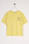 Crew Neck Short Sleeve Timeless Printed Light Yellow Color Boy's Tshirt - 3