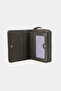2822 Genuine Leather Horizontal Snap Fastener Women's Wallet Arsel Green - 5
