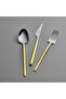 5100 Quartz Gold 12-Person 84-Piece Cutlery Set - 2