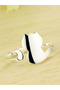 Silver Plated Finished Cat Ring – Adjustable, Elegant and Delicate - 3