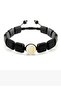 Certified Citrine, Obsidian Natural Stone Bracelet 9mm - 2