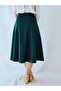 Emerald Green Six Piece Maxi Woven A-Line Skirt - 5