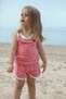 Ice Cream Embroidered Pink Towel Effect Baby, Children's Underwear Set – Summer 100% Cotton Set