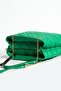 NBI BAGS Black Quilted 3 Compartment Zipper Closure Chain Strap Lined Handbag and Shoulder Bag - 3