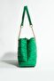 NBI BAGS Black Quilted 3 Compartment Zipper Closure Chain Strap Lined Handbag and Shoulder Bag - 4