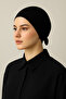 Women's White and Cream 3-Piece Bonnet Set, Cotton Lycra Hijab Bonnet - 5