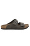 Men's Banded Leather Slippers 215020