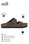 Women's Strappy Leather Slippers 215520 - 2