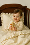 Linen Look Ruffled Baby Duvet Cover Set - Ztbnt - 6