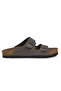 Women's Strappy Leather Slippers 215520