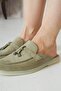 Genuine Suede Women's Buckle Slippers 700912 - 5