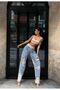 Ripped Jeans with Elastic Waist and Drawstring Waist. Palazzo Pants with Drawstring Hem Knit Pants