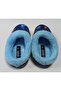 Furry Inside and Outside Eva Boy's Home, School and Street Slippers Blue - 4