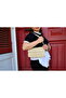 Women's Hand Knitted Straw Paper Rope Shoulder Bag - 5